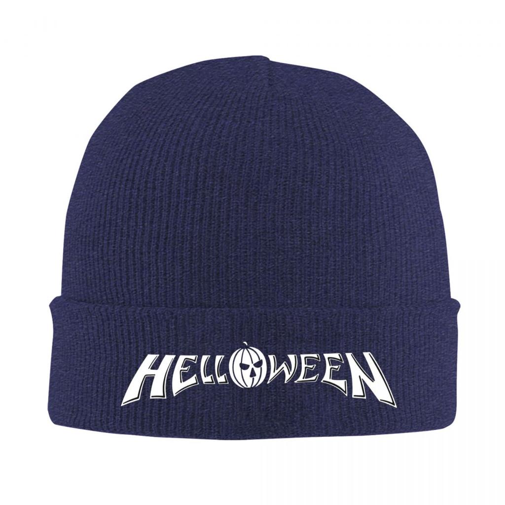 Helloween Rock Band Warm Knitted Cap Winter Knit Bonnet Hat Skullies Beanies Hip Hop Caps for Unisex