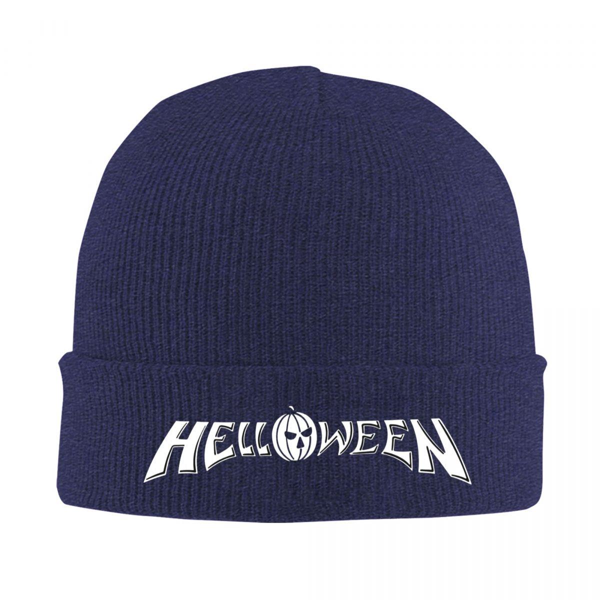 

Helloween Rock Band Warm Knitted Cap Winter Knit Bonnet Hat Skullies Beanies Hip Hop Caps for Unisex One Size