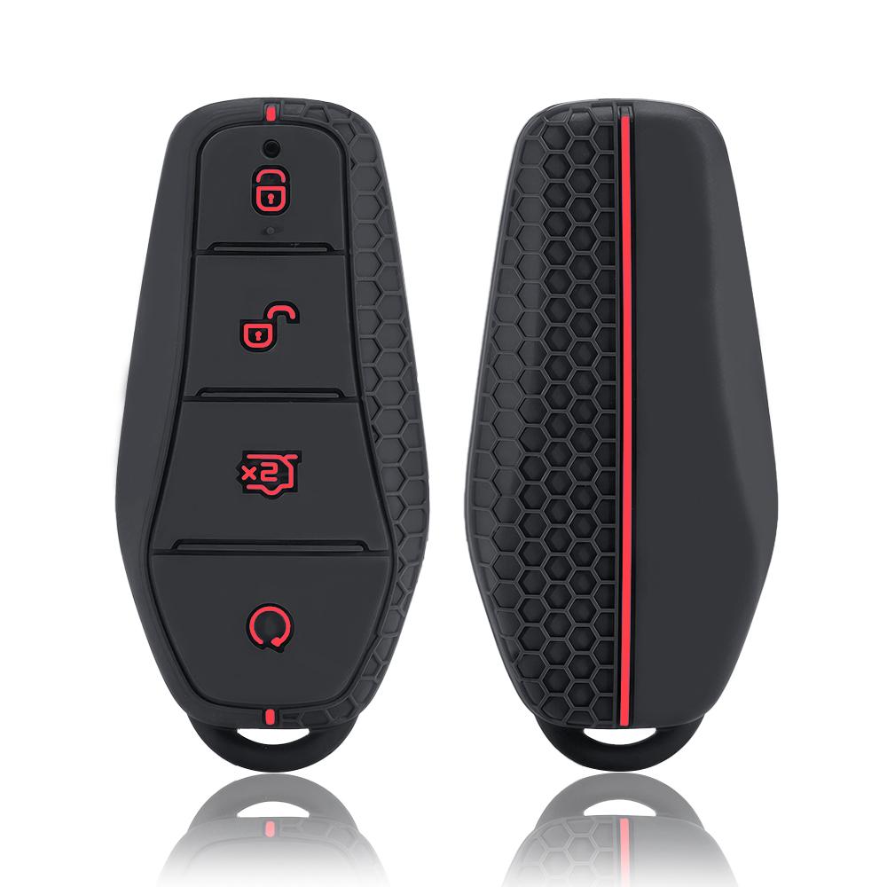 New Fashion Silicone Holder Key Case For BYD Atto 3 Han EV Dolphin Song PRO Max Tang DM Yuan Dolphin E2 Qin PLUS Car Key Cover