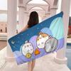 Kawaii M-Molangs Microfiber Beach Towel Absorbent Quick Dry Soft Yoga Swimming Resort Mountain Climbing Towel