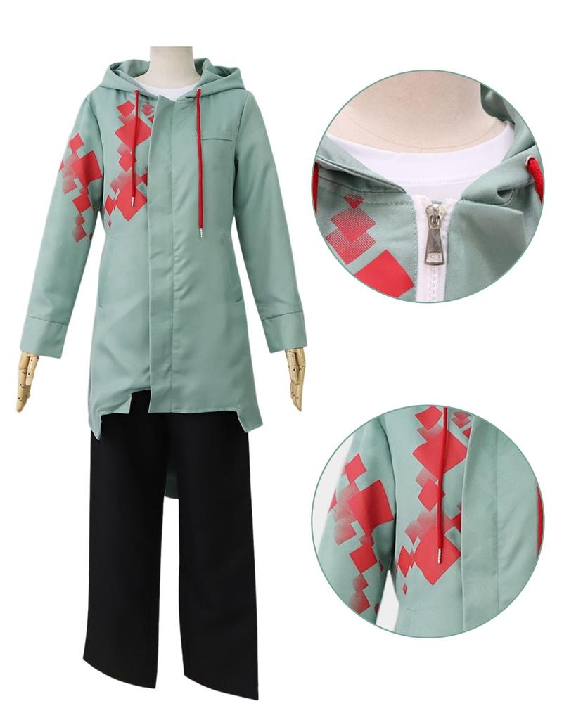 Komaeda Nagito Cosplay COSPLAY [CR ROLECOS] Costume, Uniform, (Komaeda Nagito, XXL)