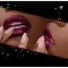MLSMILE Non-Stick Matte Lipstick Sparkling Diamond Lipstick Lipstick Halloween Dark Vampire Makeup