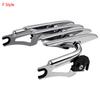 Motorcycle Detachable Backrest Sissy Bar Luggage Rack For Harley Road King Street Glide Electra Glide Standard CVO 2014-2024