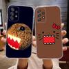 Cute Domo-kun Phone Case For Samsung Galaxy A,71,70,52,51,40,31,50,50S,30S,21S,12,10,Note20ultra Transparent Cover