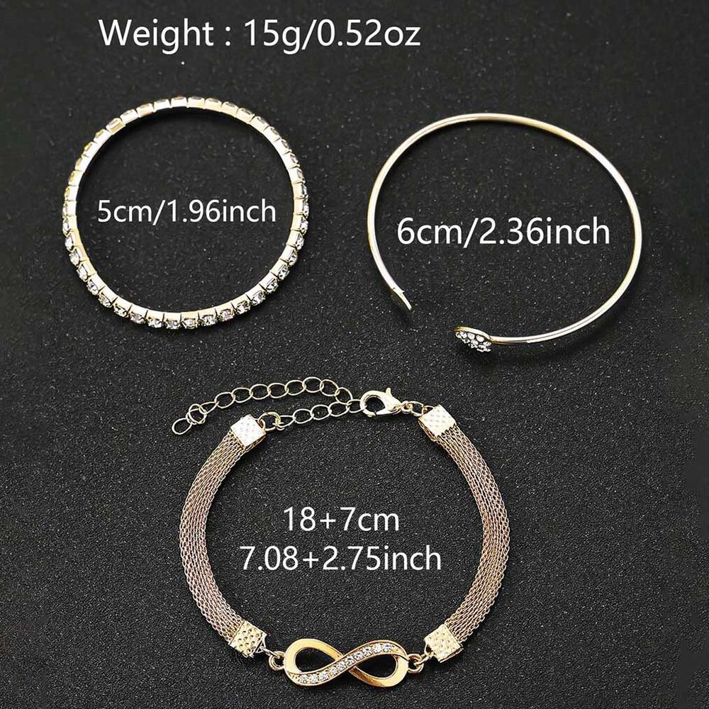 4-teiliges Luxus-Damenuhr-Set Trendige Mode mit Strasssteinen Römischen Ziffern Rundes Zifferblatt Quarz Uhr Armband-Set Perfektes Geschenk