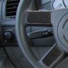 6Pcs Carbon Fiber Car Steering Wheel Panel Cover Trim Sticker For Chrysler 300 2005-2007 No Navigation Styling Accessories