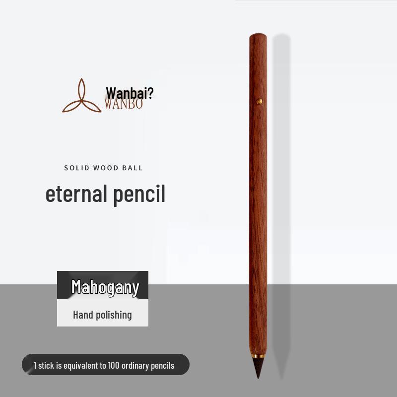 Durable Black Tech Solid Wood Pencil – Everlasting, No Sharpening Needed, Unbreakable Design
