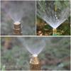 Messing-Nebelzerstäuber-Düse mit 1/4" 1/2” Gewinde Einstellbare Nebelsprühdüse Gartenbewässerung Bewässerung