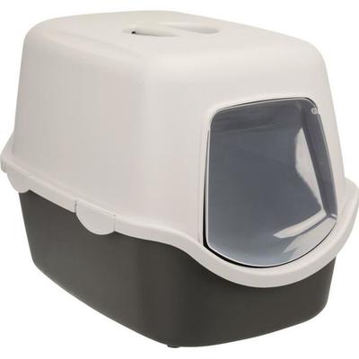 Litieră Vico - 40 x 40 x 56 cm - Gri închis și gri deschis - Pentru pisici