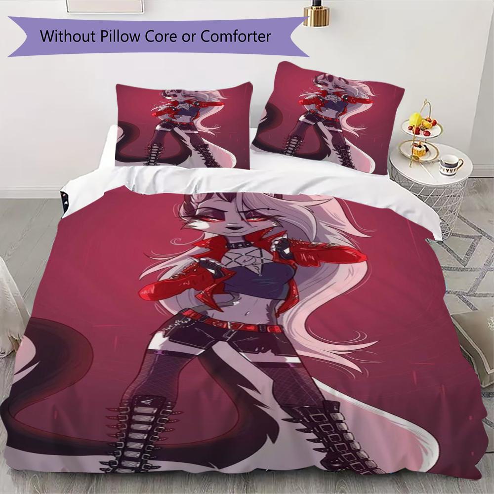 

Loona Pattern Bedding uilt Set uilt Cover Pillowcase Home Decoration Birthday Gift (1 * duvet cover + 2 * pillowcase without core)73 135x200cm