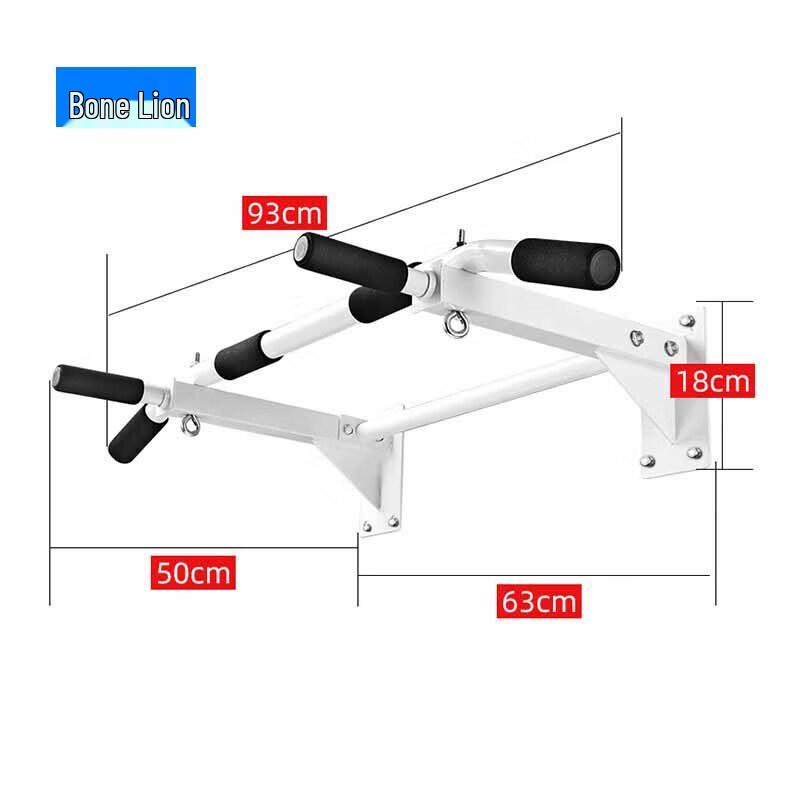 Wall-Mounted Pull-Up and Dip Bar