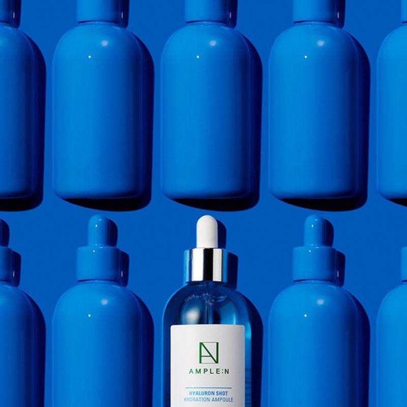 Hyaluronic Shot Moisture Ampoule Large Capacity 100ml + Blemish Shot Cream 15ml