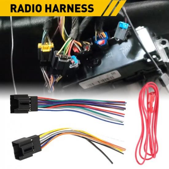 Radio Wiring Fits 2007-2013 Stereo Chevy Silverado Harness For 1500 2500 US