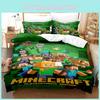 Duvet 3d Minecraft Cover Bedding Set Pillowcase Cartoon Print Double Single