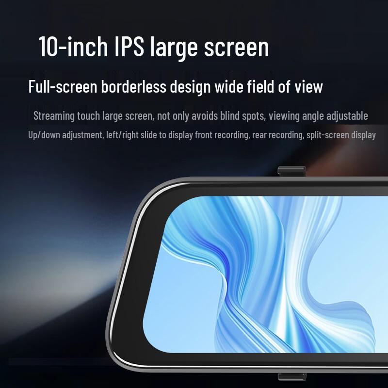 Telecamera per cruscotto specchietto retrovisore HIKVISION N6Pro 4K con doppia registrazione e streaming