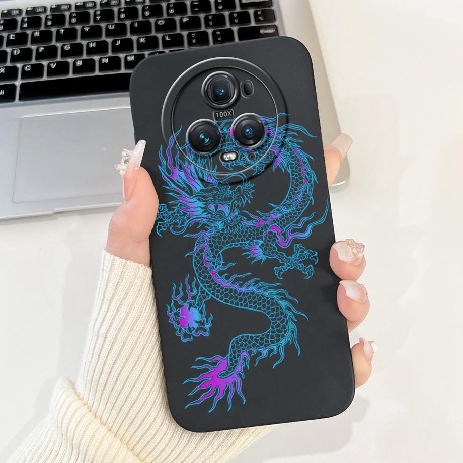 For Honor Magic5 Lite 5 Pro Magic4 Magic6 Lite Case Soft Silicone Back Cover Panda Marble Dragon Cat Astronaut Cartoon Bumper