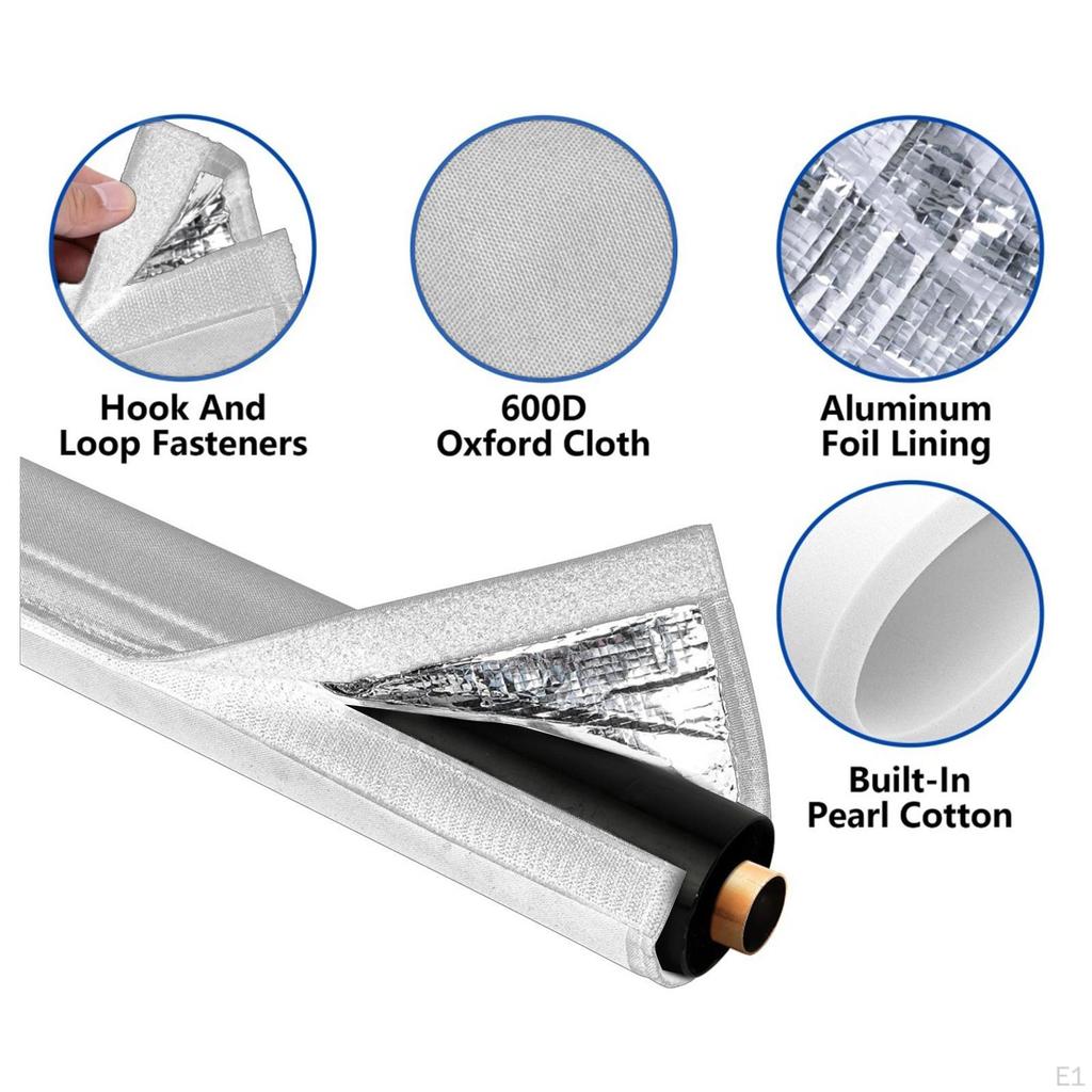 Air Conditioner Hose Cover, Wrap Insulation Sleeve, Heat Insulated Washable Reusable Outlet