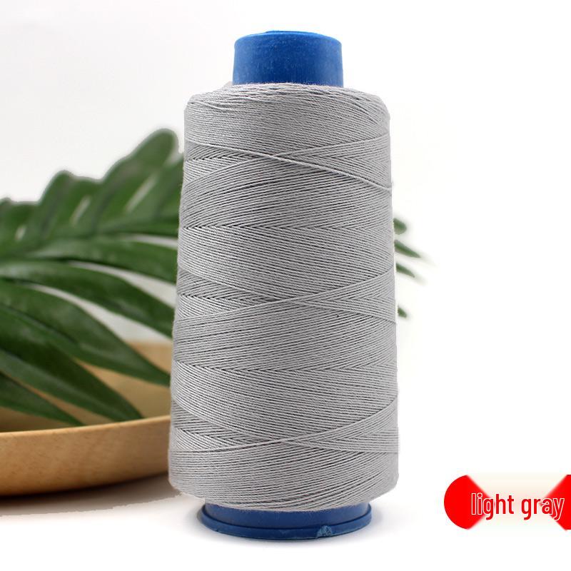 Polyester Sewing Thread: Black, White, Yellow - 203-Strand for Jeans, Canvas, Machine & Hand Sewing