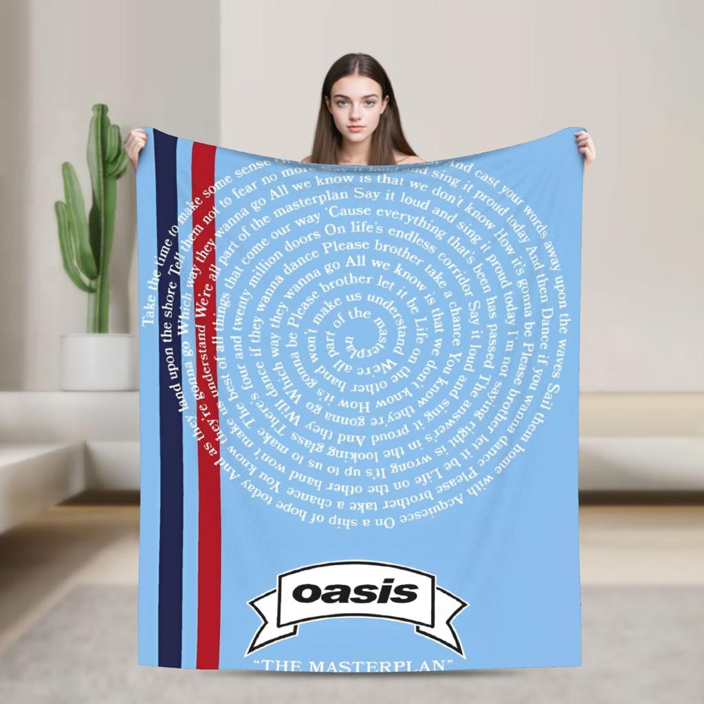 Ossis Band Warm Blankets  Picnic Plush Throw Blanket Novelty Home Decor Flannel Bedspread Sofa Bed Cover