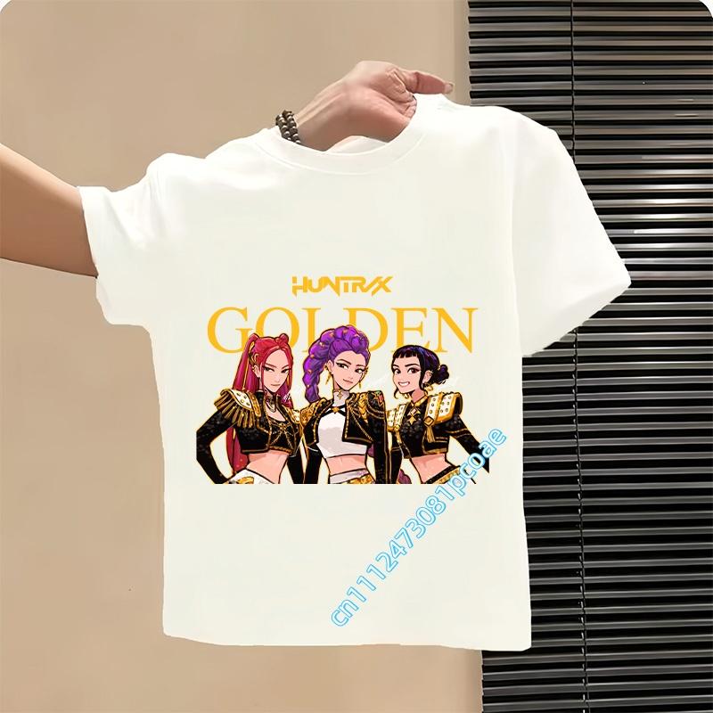 Style Children's Pure Cotton Short-Sleeved Cartoon Printed Summer T-Shirt - Girls' Casual Shirt for Leisure, Boys' Sports Shirt