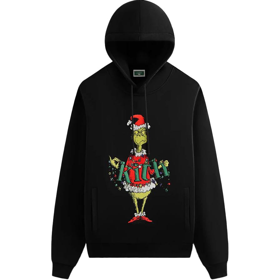 

Kith x The Grinch Ornament Williams III Hoodie Black Men Tops KHM033050-001 L