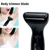 6-in-1 Electric Shaver Bikini Trimmer Body Trimmer for Facial Underarm Leg Hair Removal Grooming Tool