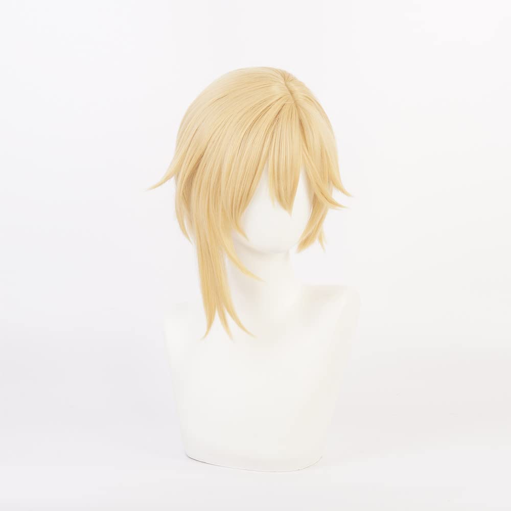 Eileen Ensemble Stars Nazuna Nito Perücke, Hitzebeständig, Cosplay-Perücke, Anime-Perücke, Verkleidungsperücke, Schulfest-Perücke [Inklusive Netz]