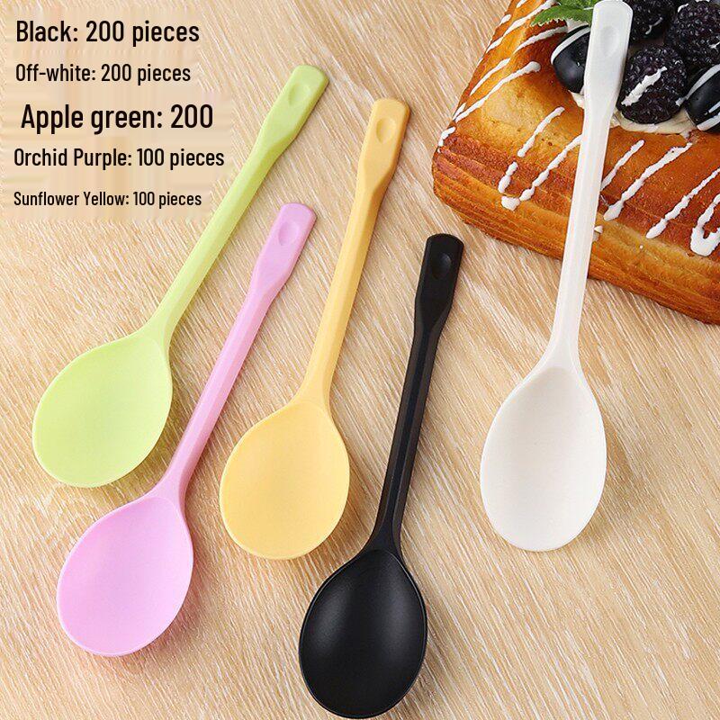 Heavy-Duty Disposable Plastic Spoons for Commercial Use