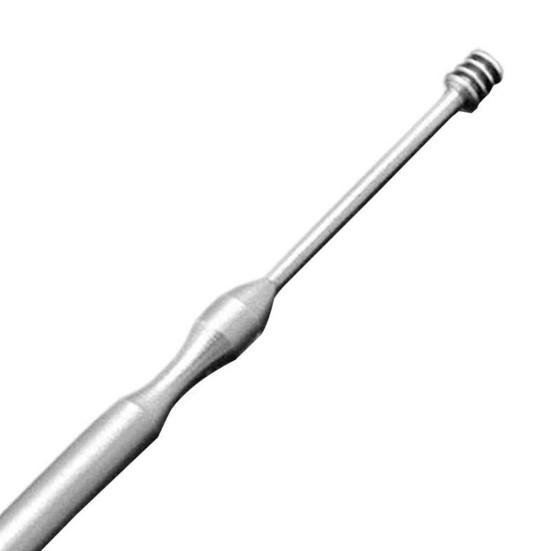 W-01/W-02/W-03 Earpick Spoon Double Head 360 Degree Rotation Stainless Steel Portable Spiral Ear Cleaning Remover for Adult