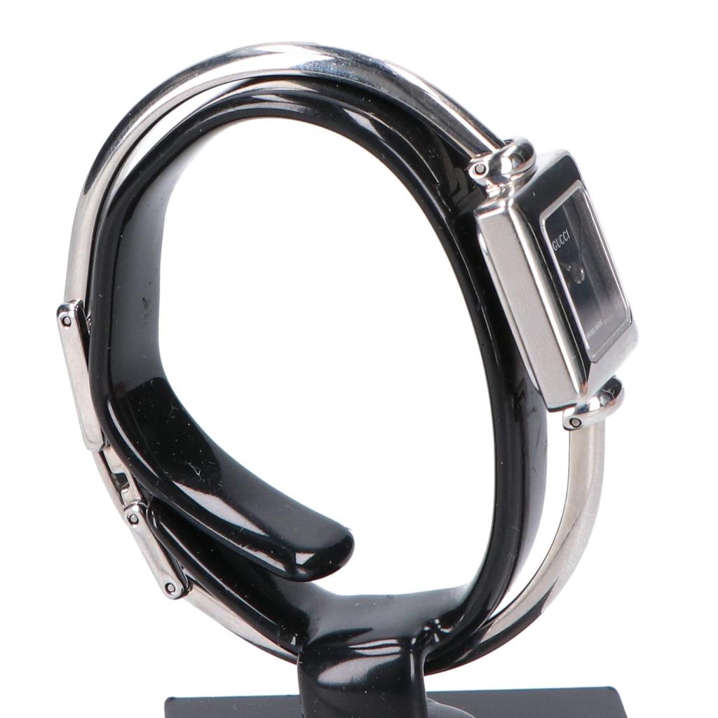 GUCCI 1900L Swearface Quartz Bangle Watch/ Watches SilverUsed
