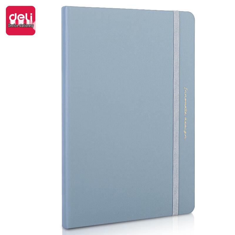 Deli 25K Faux Leather Hardcover Notebook (5-Pack)