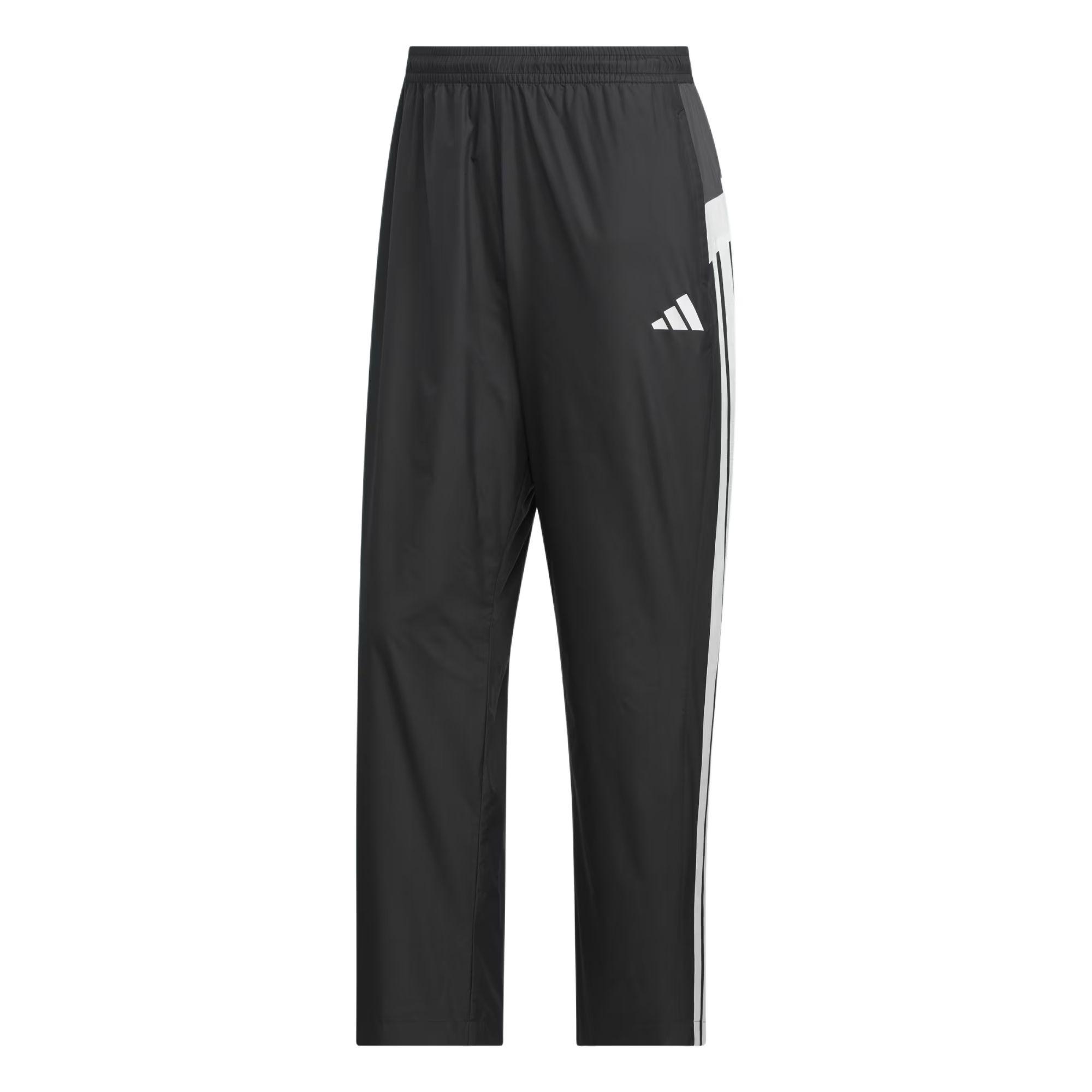 Adidas Essential Windbreaker Loose Striped Mesh Lined Split Hem Casual Pants Men pants KF3680 S