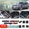 Car Storage Box for Range Rover 2013-2024 Interior Armrest Organizers for Range Rover Sport Vogue Center Console Tidying Tray