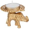 Decorative Handcrafted Metal Elephant Diya for Puja | Tealight Candle Holder for Home Décor & Gifting