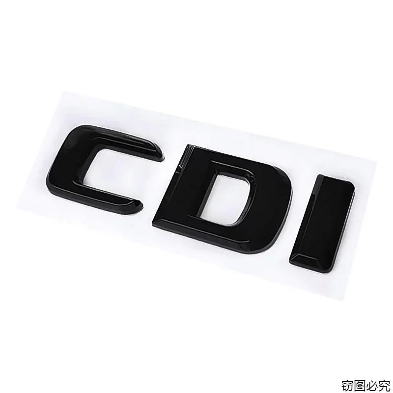 ABS Car Tail Letters Emblem Sticker Auto Fender Side Badge for Mercedes Benz CGI CDI Logo W111 W210 W213 W203 W205 CLK CLA GLA RW1
