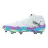 Puma Future 8 Comfortable Fashion FG (Rubber Long Stud) Fabric Wear-Resistant Non-Slip Soccer Shoes Unisex Soccer Shoes White 109013-01