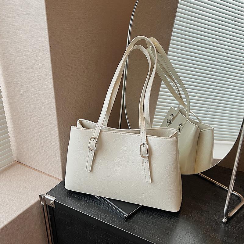 Retro large-capacity shoulder tote bag women's autumn new niche design hand-held underarm bag trendy women's bag