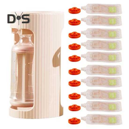 Squeeze Station for Homemade Food Pouch Filling Station Food Pouch Maker with Pouches Bottle Manual Portable Puree Squeezer Tool