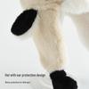 Kids' Winter Plush Hat: Windproof Ear Protection, Cute Cartoon Lei Feng Style