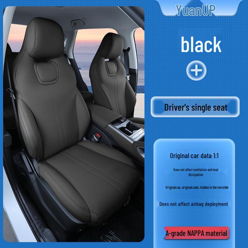 All-Season Breathable Seat Covers for 25 BYD Yuan UP Models - Fully Enclosed, Interior Enhancements. BYD Yuan UP