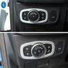 For Ford Focus MK4  - 2025 Matte / Carbon Fiber Look Car Headlight Head Lamp Switch Decor Cover Trim Inner ABS Accessories