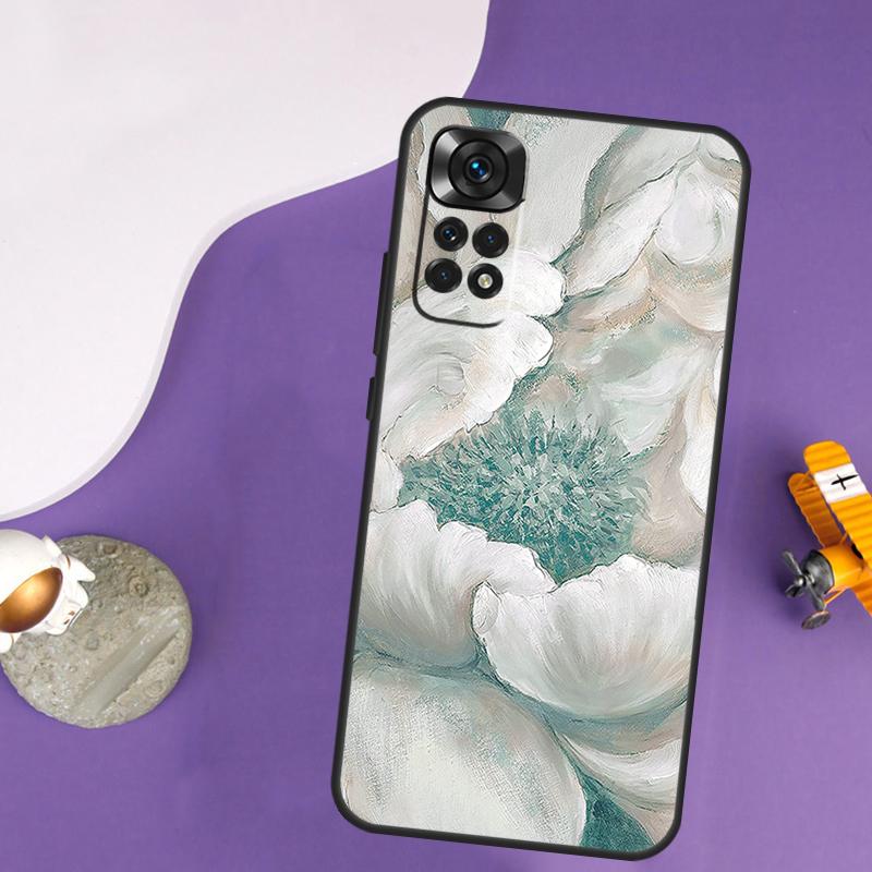 3D Flower Relief Case For Xiaomi Redmi Note 13 Pro 14 12 9 10 11 Pro 10S 11S 12S Redmi 10C 13C 14C 12C Cover
