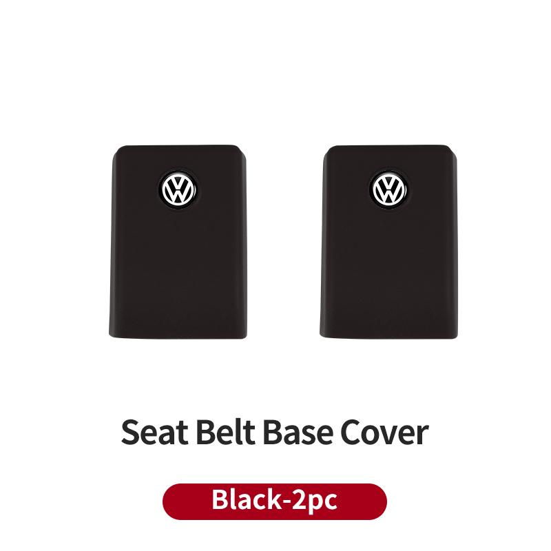 ear1 Car Silicone Seat Belt Buckle Covers Scratch-Resistant Protective Covers Car Interior Accessories For VW Golf Polo Tiguan Passat