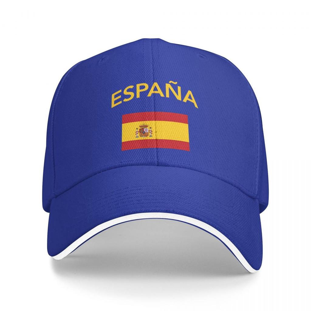 Spain Spanish Flag Casual Baseball Cap Tennis Skate Trucker Hat Summer Wholesale Unisex Women Street Style Baseball Caps