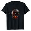 Hot Hoop Dripping Fire Basketball Modal TShirt Cool Flame Drip Basketball Street Sport Graphic Art Print Soft Fabric Casual Tee