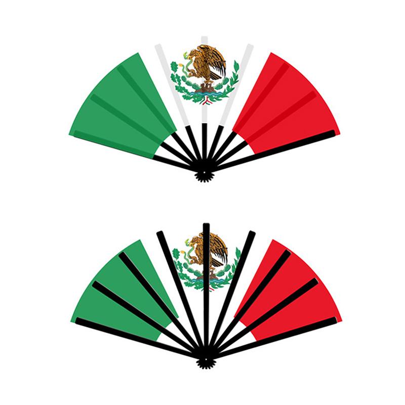 22Cm Folding Hand Fan South America 8 Country Flags Cheering Fan For Sports Events Parties And Festival Celebrations