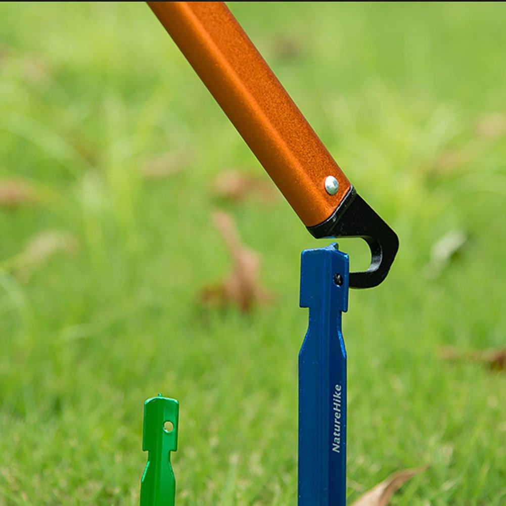 Naturehike Outdoor Çok Amaçlı Çekiç Kamp Alüminyum Alaşımlı Çadır Çekiç Açık Hava Kurtarma Çekiç (Portakal)