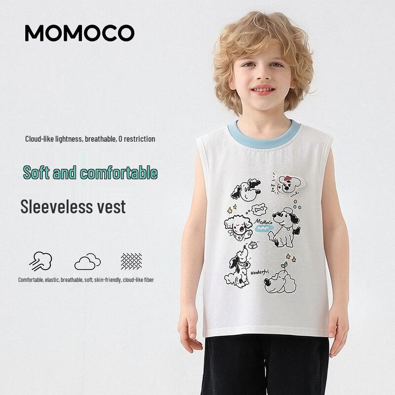 

MOMOCO Kids Sleeveless Vest T-Shirt 130