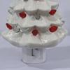 Valentine's Day Resin Tree Night Light Small Lighted Tree with Heart Topper for Bedroom Indoor Home Decor