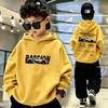 Kids Hoodie with Racing Car Print, Unisex Warm Pullover Hooded Sweatshirt, Boys Girls Oversized Long Sleeve Top Autumn Winter